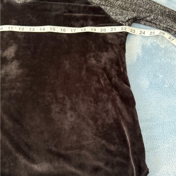 Gray and Black velvet Women's Top - Picture 4 of 6